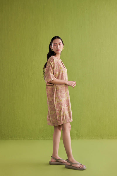 The Fern Handwoven Printed Dress