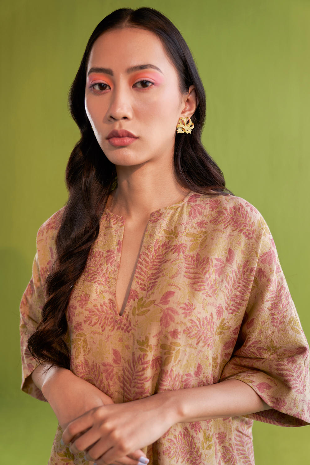 The Fern Handwoven Printed Dress