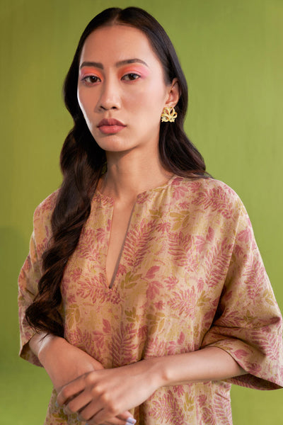 The Fern Handwoven Printed Dress