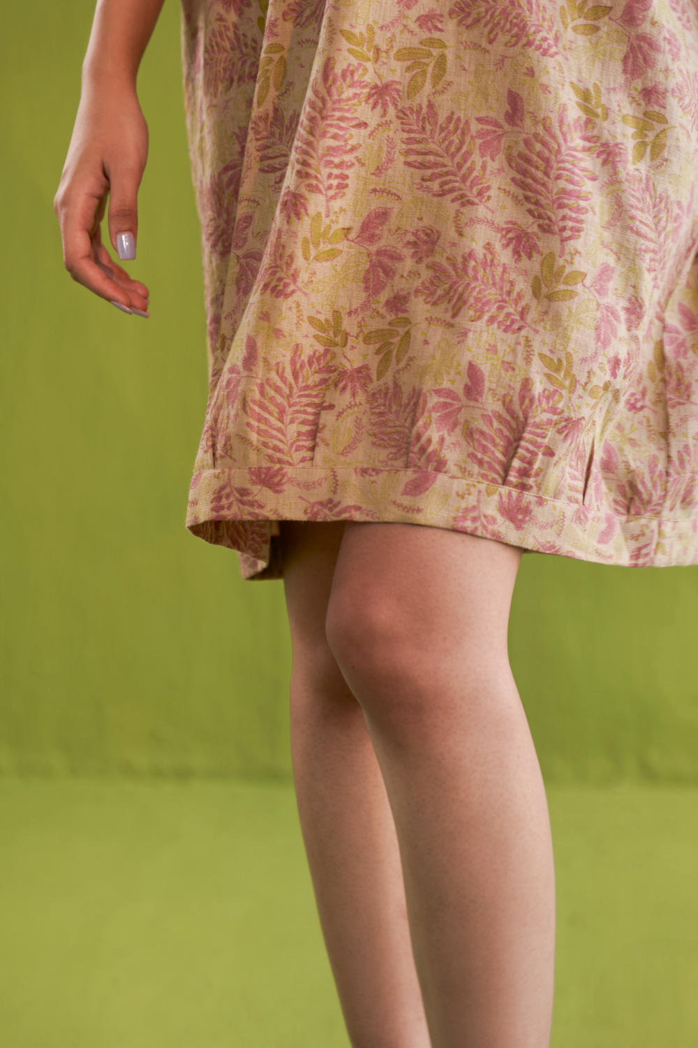 The Fern Handwoven Printed Dress