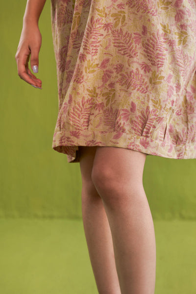 The Fern Handwoven Printed Dress
