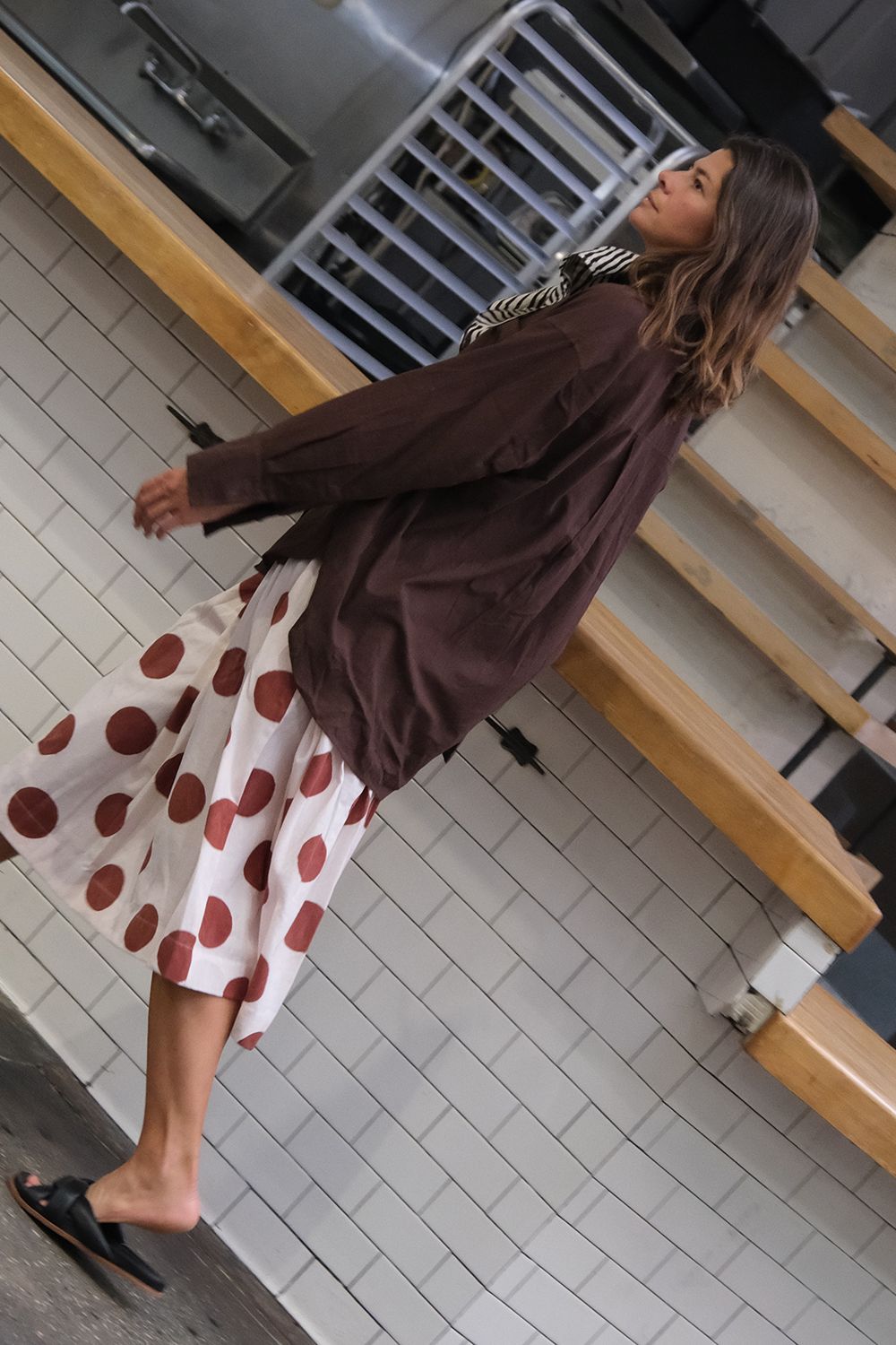 The Joy Skirt – Polka Rust