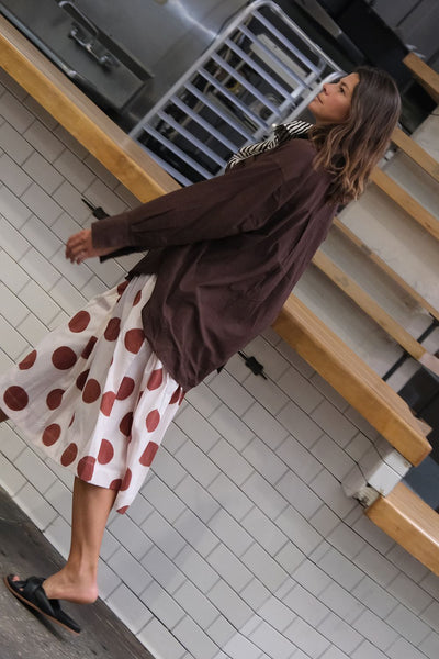 The Joy Skirt – Polka Rust