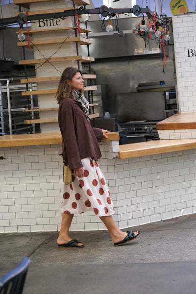 The Joy Skirt – Polka Rust