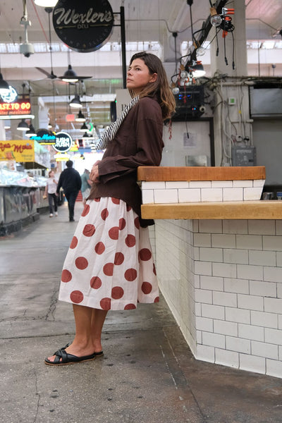 The Joy Skirt – Polka Rust