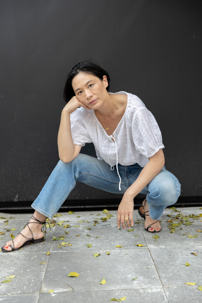 The Mary Top-White