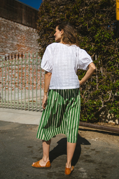 The Mary Top-White