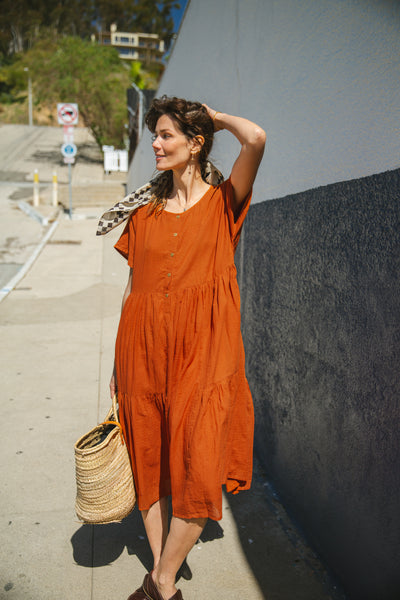 The Orchard Dress-Orange