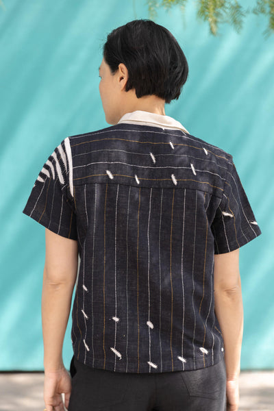 The Zebra Shirt-Black & white