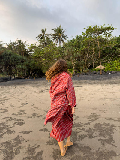 The Red Half Moons Duster Jacket