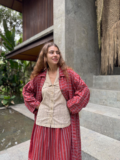 The Red Half Moons Duster Jacket