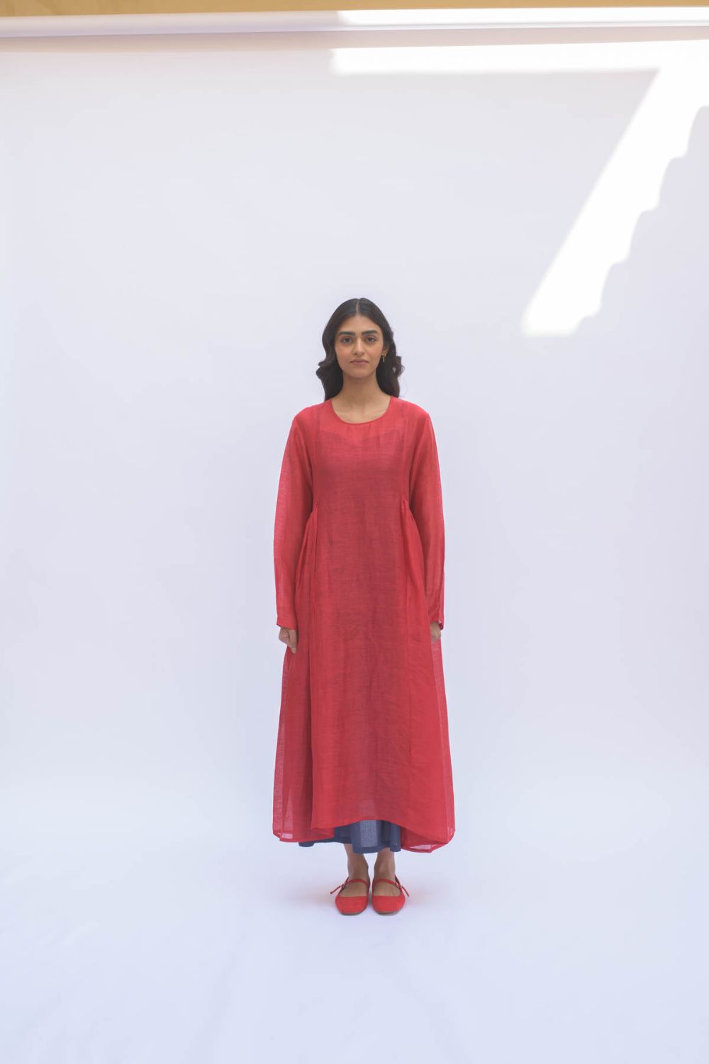 RESHAM RED DRESS