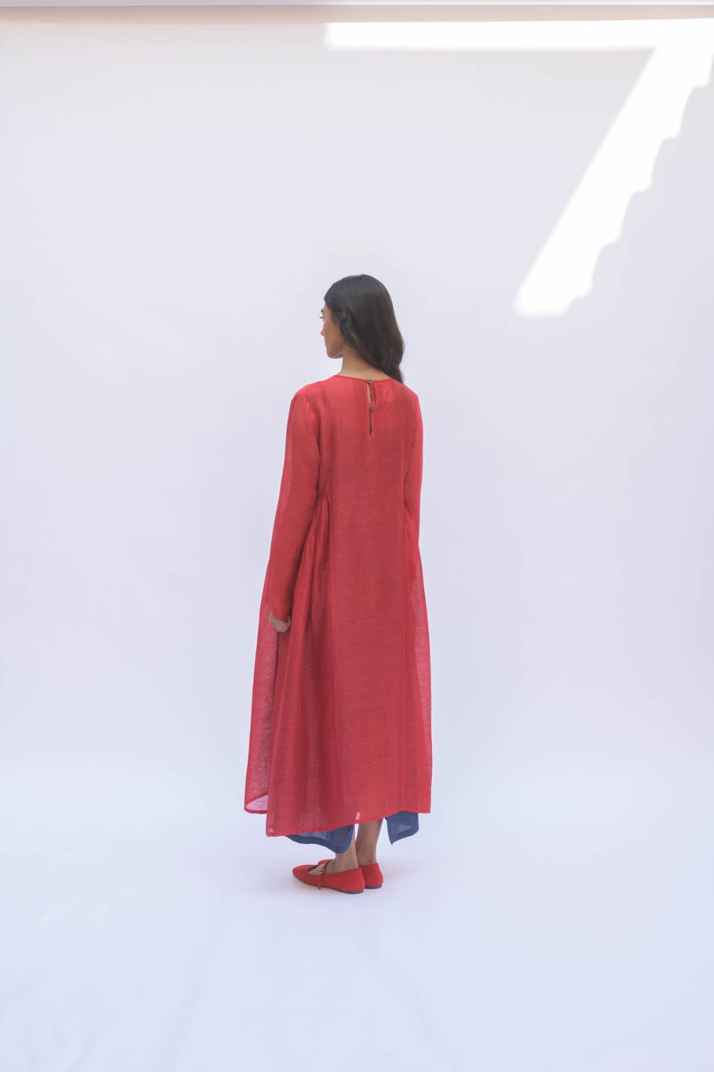RESHAM RED DRESS