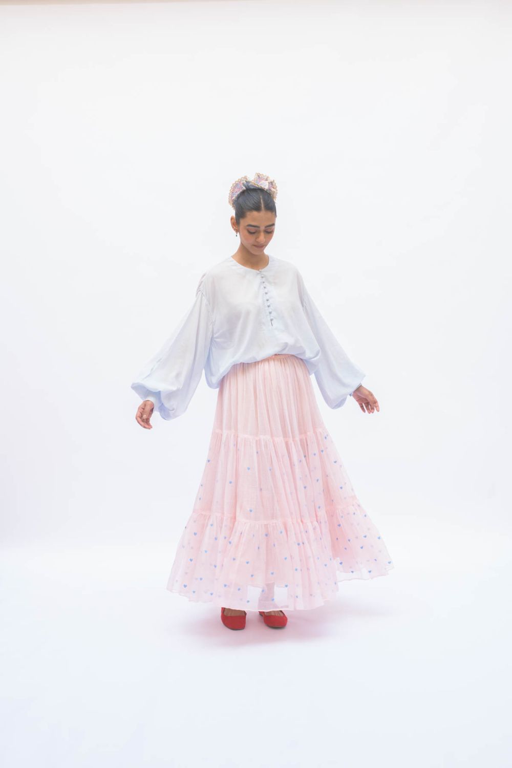 MAYA SKIRT SALMON