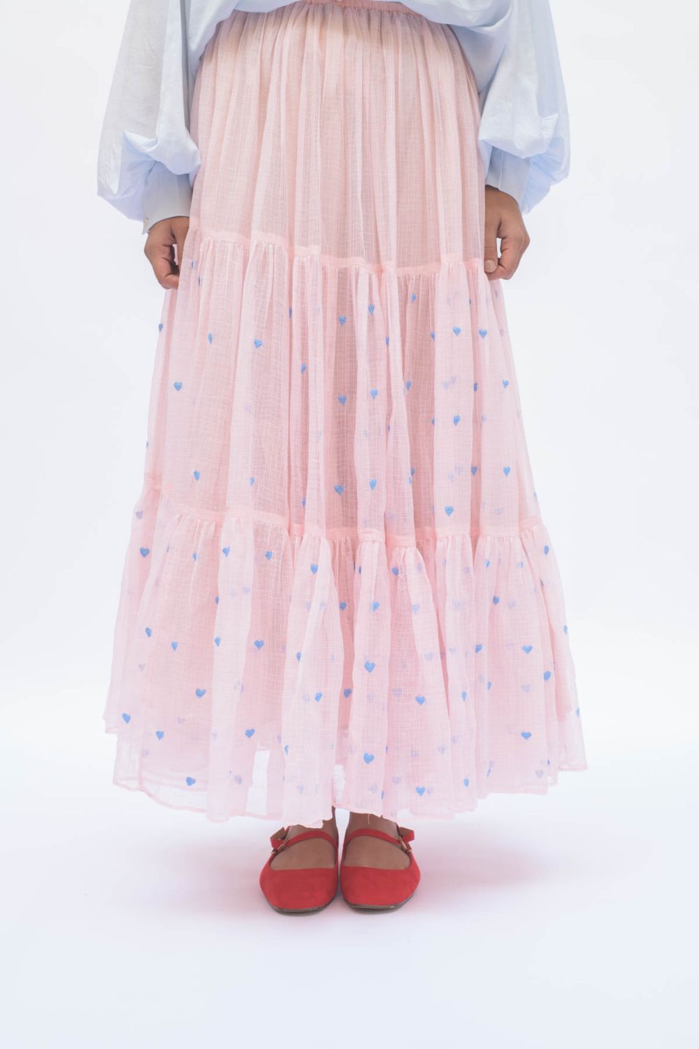 MAYA SKIRT SALMON