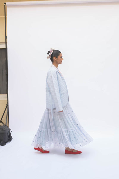 MAYA TOP POWDER BLUE