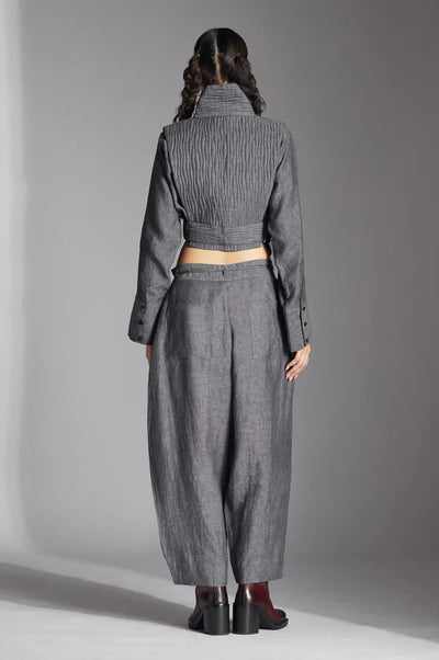 Tuen Jacket in Linen-Grey