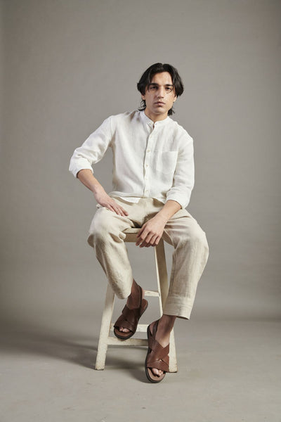 Undyed Linen Lounge Pants