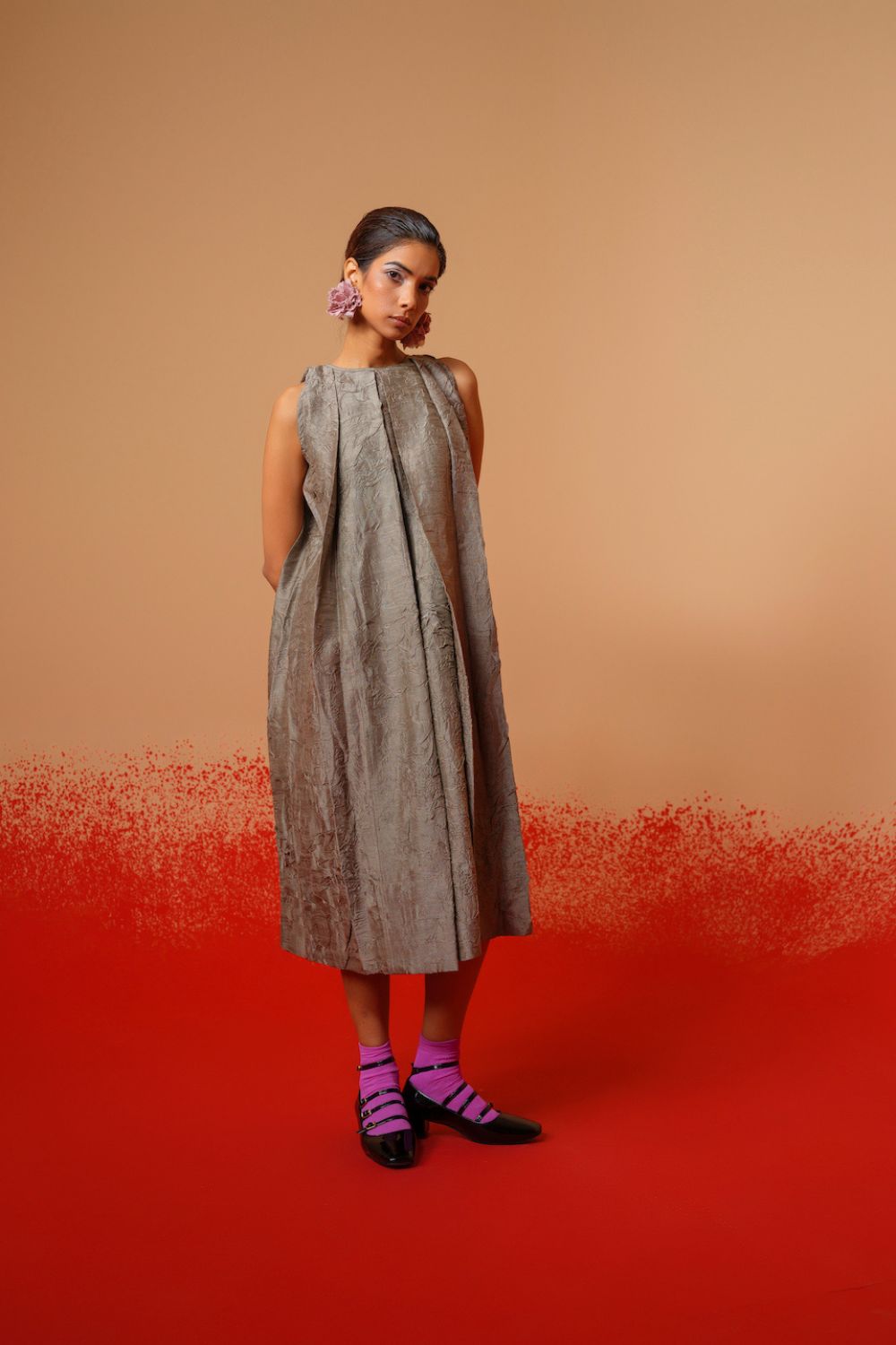 Stone Dress-Grey