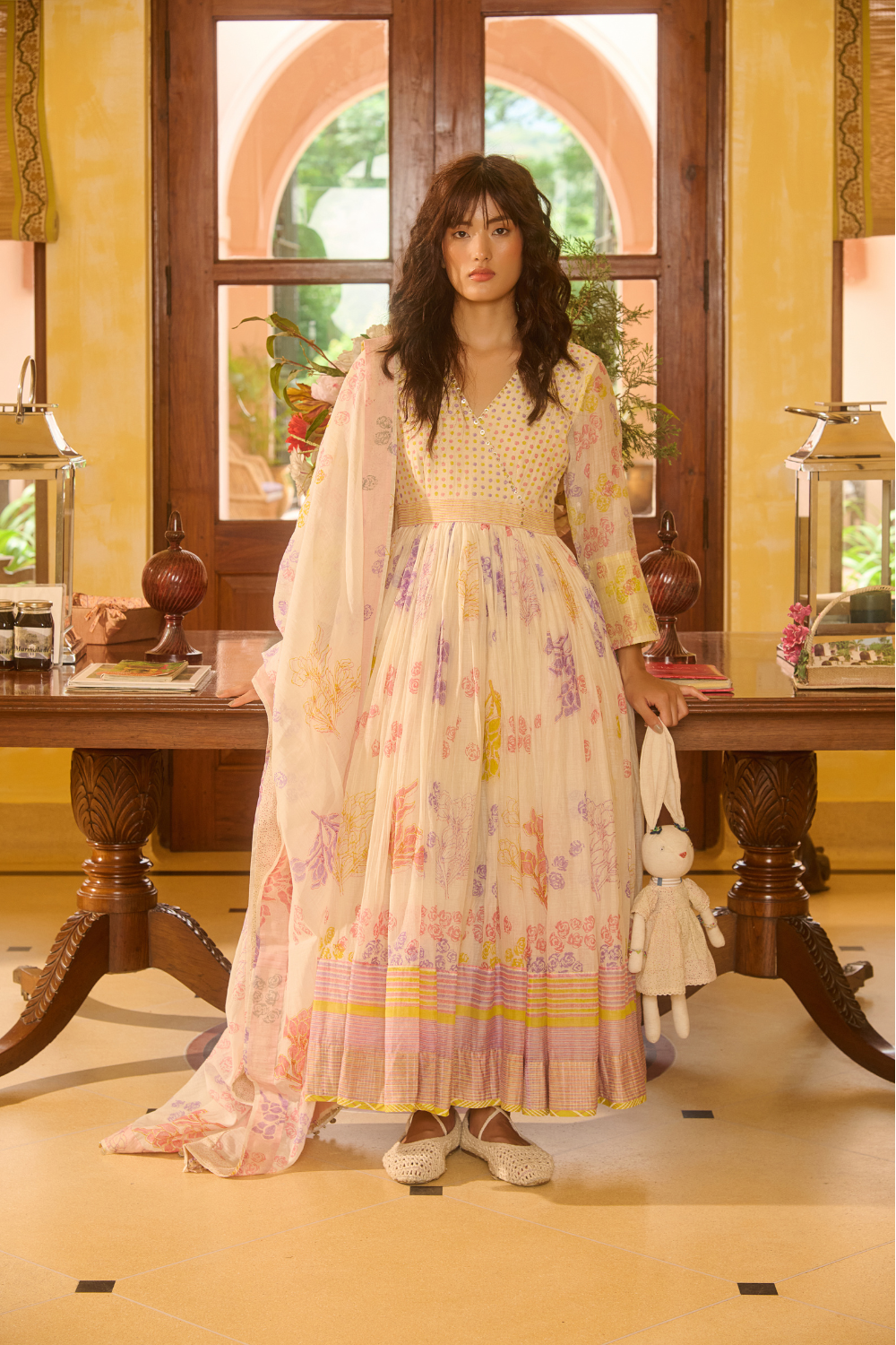 RUBY KURTA-IVORY