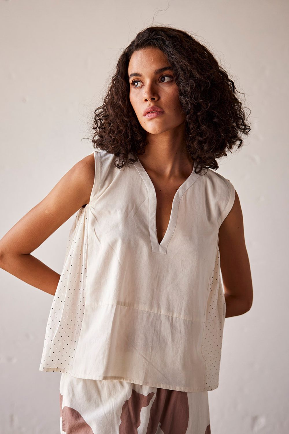 Ivory Bloom Blouse