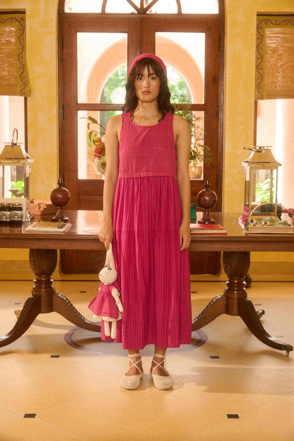 SALLY DRESS-PINK