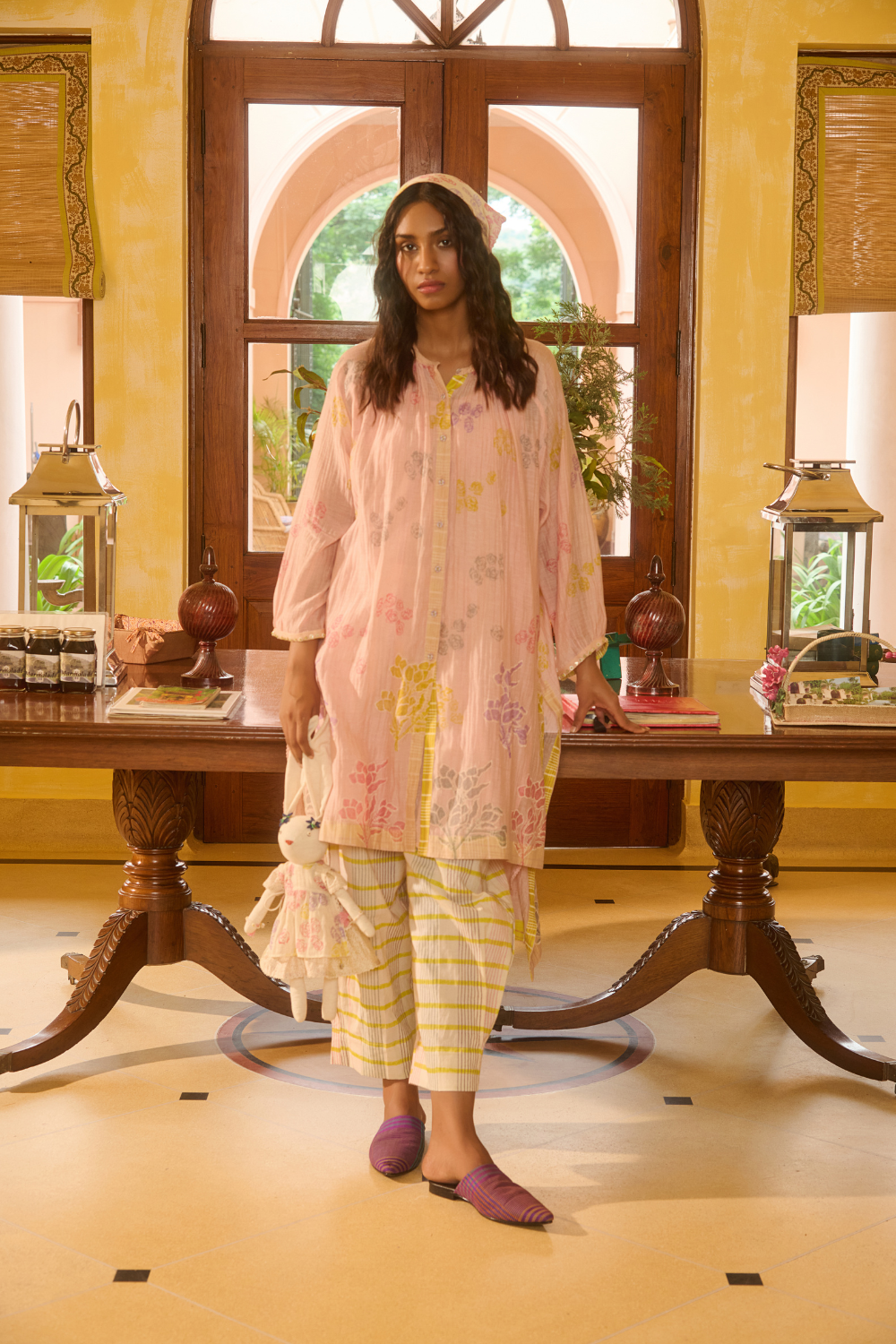 DINA DRESS-PINK