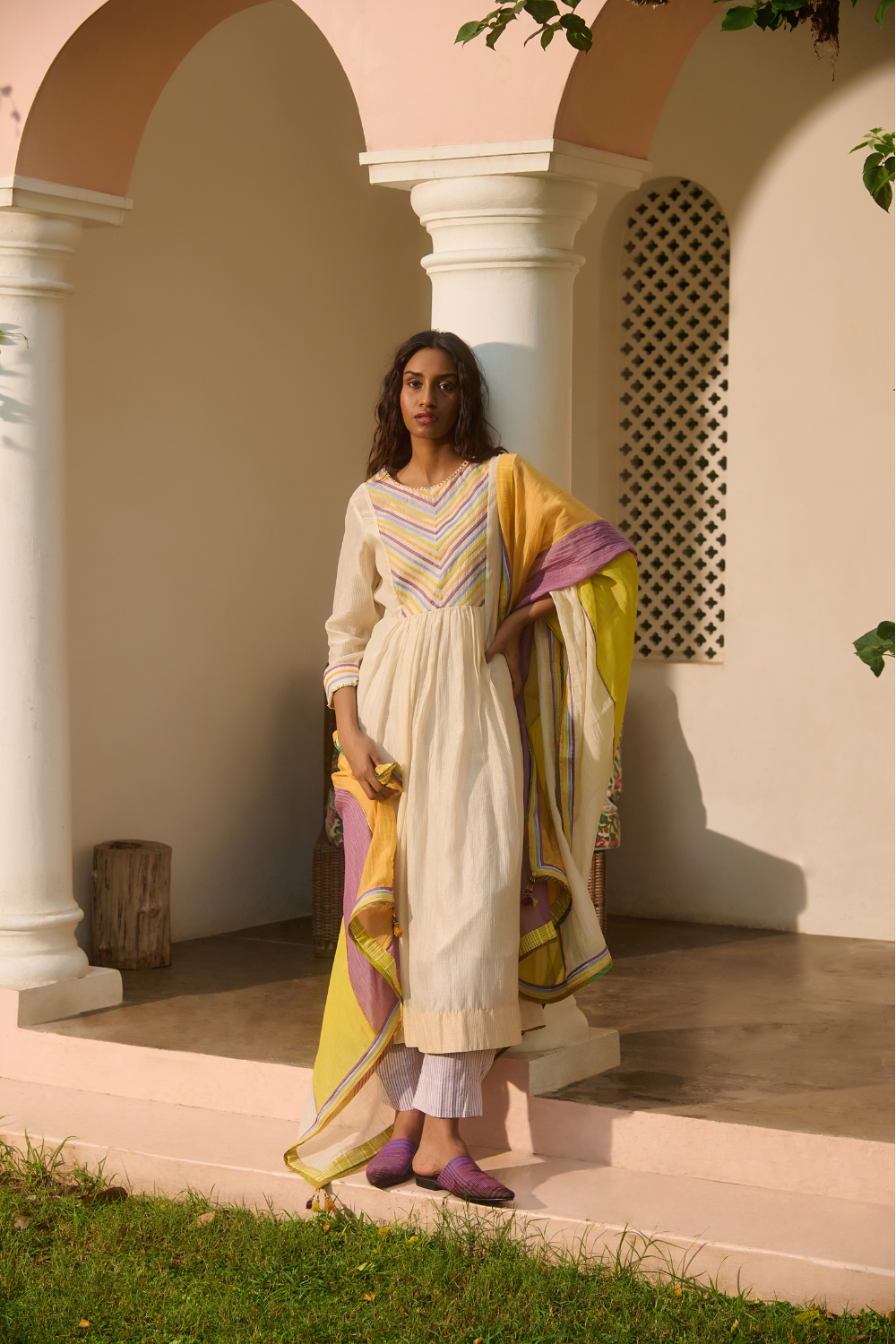 CANDY DUPATTA-MULTICOLOR
