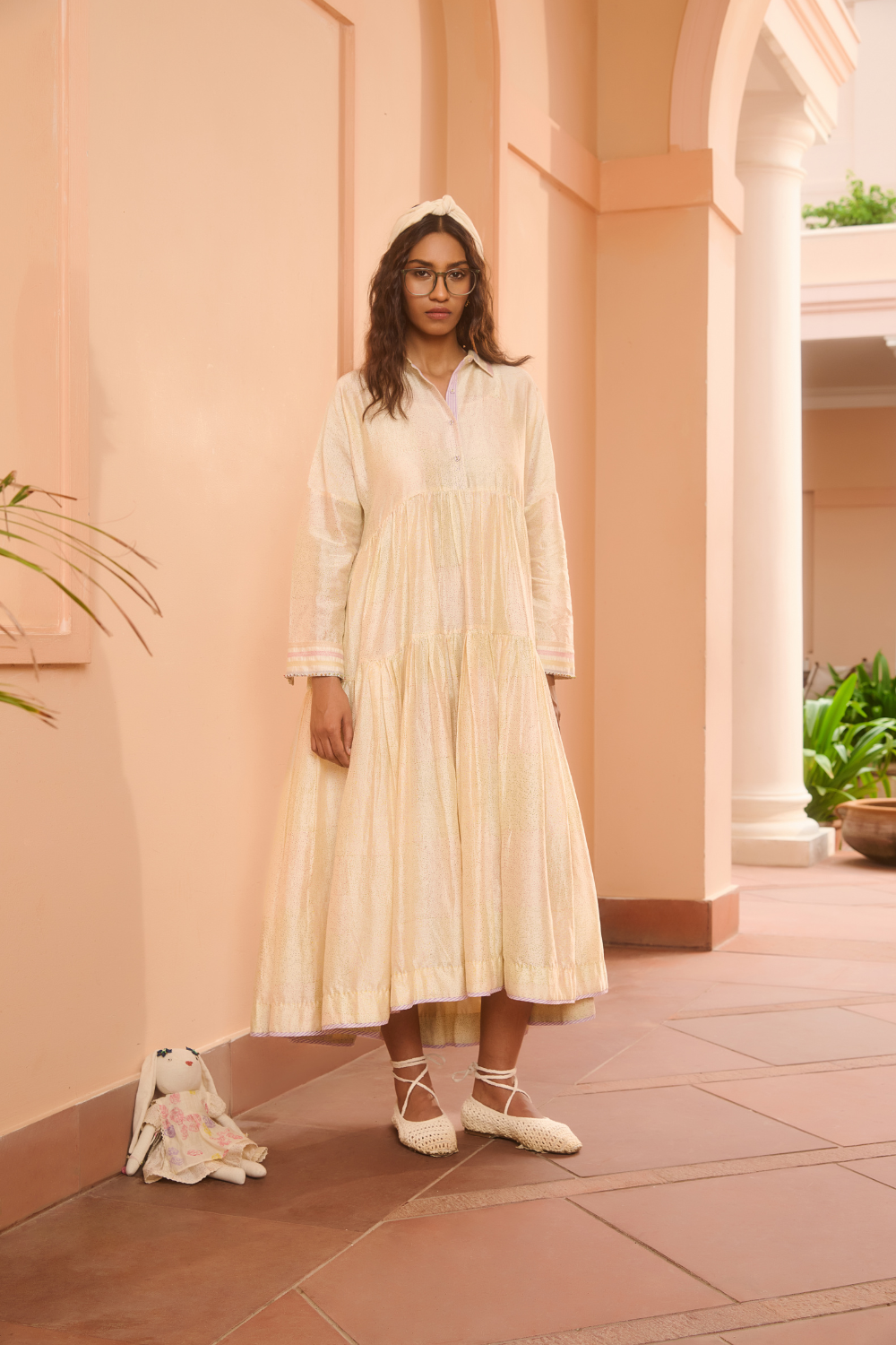 MARTHA DRESS-IVORY