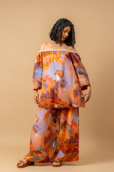 Firefly flicker printed pants