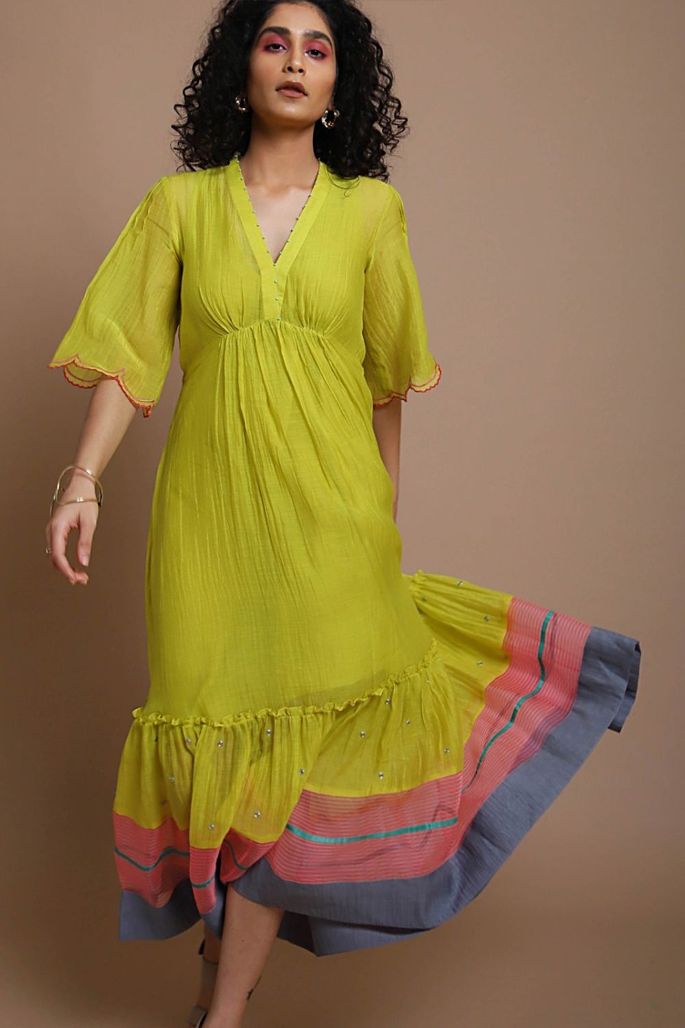 Life in Pink Tiered Dress