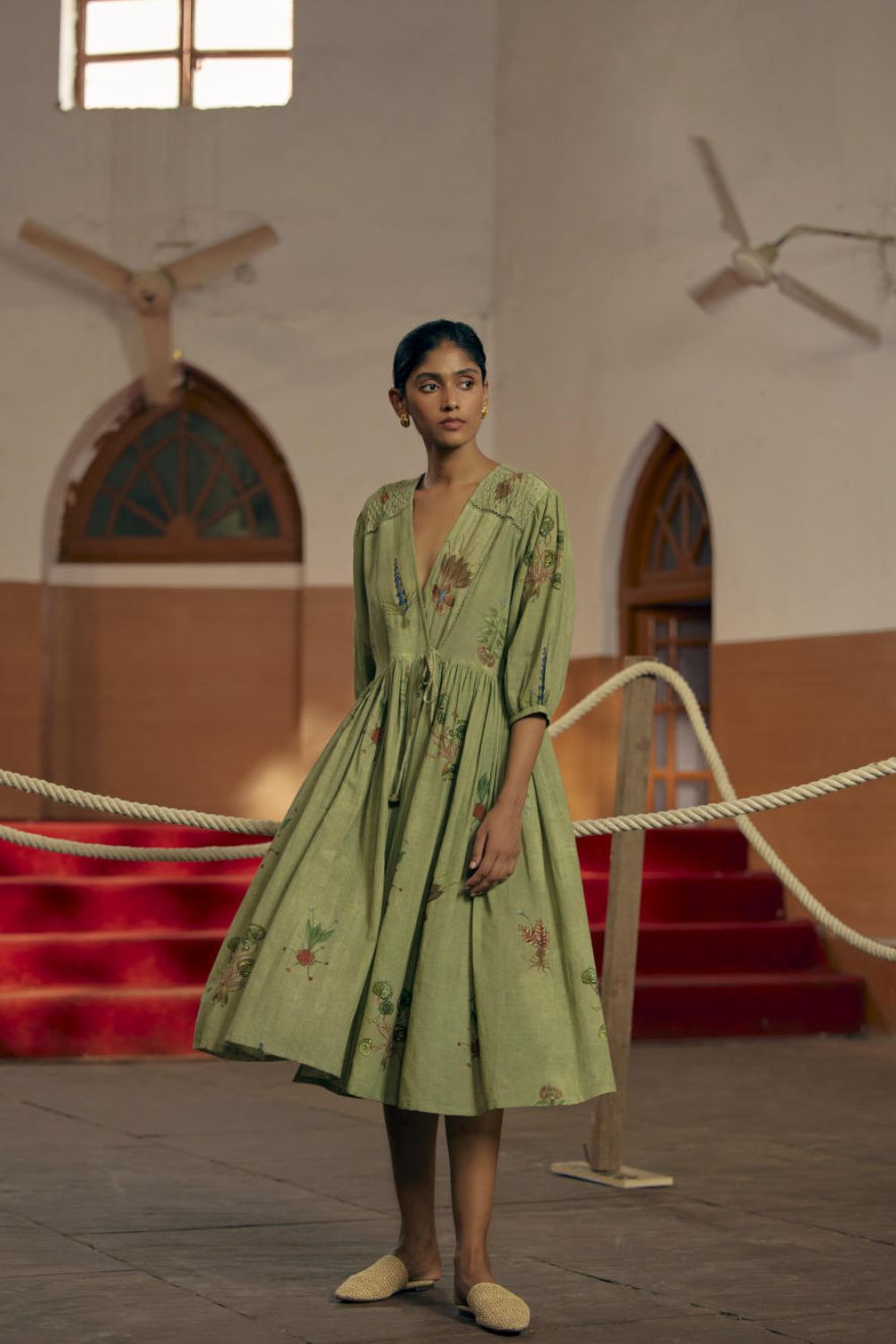 Poem Dress - Sage Green
 Botanical