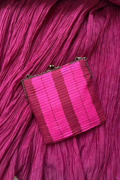 Bush Pink Pleated Batwa