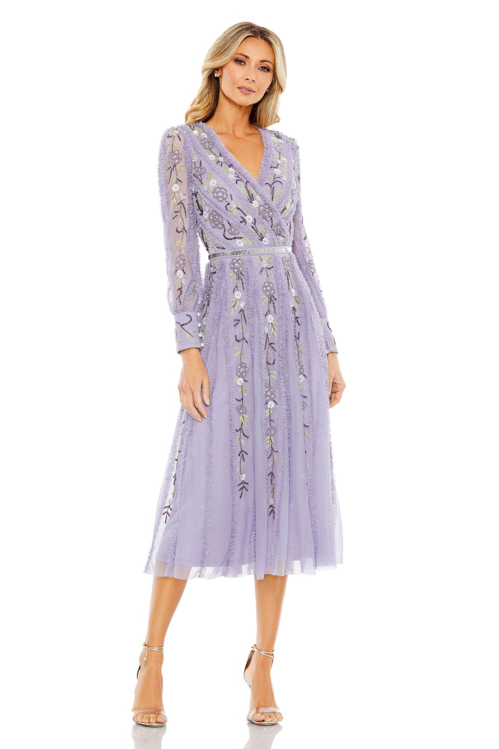 MD-9133 Midi Dress-Purple