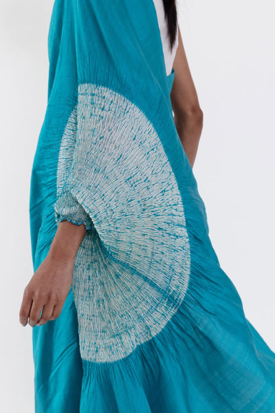THE HANDSFREE SAREE - BLUE OMBRE