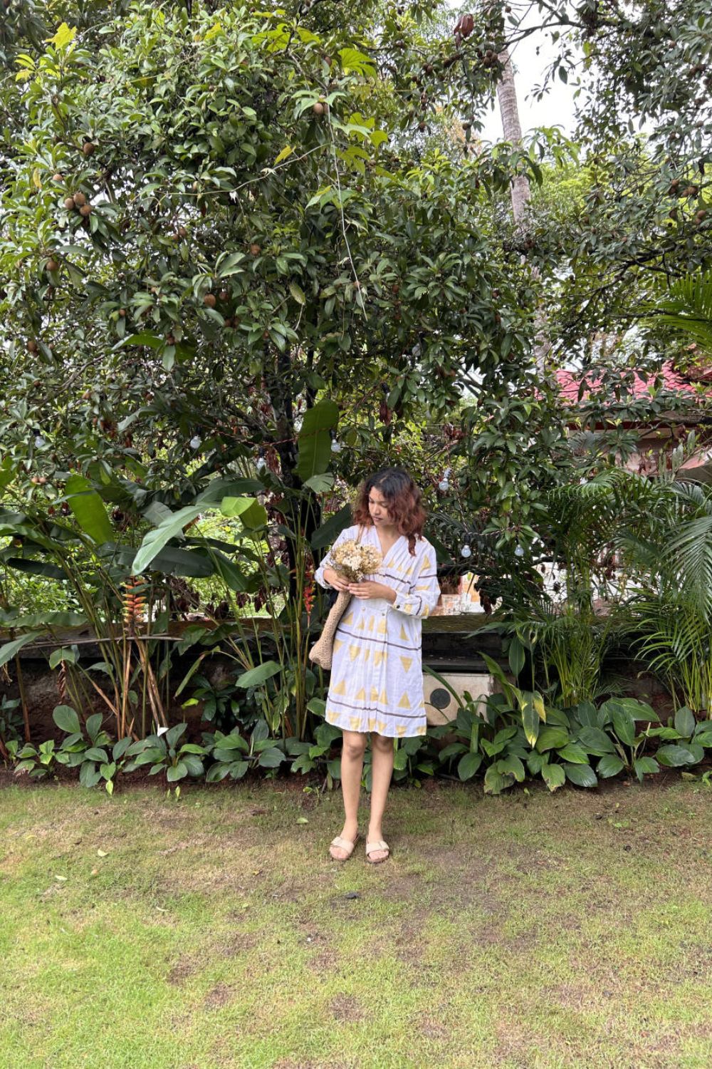 Florence Dress-Yellow Tribal