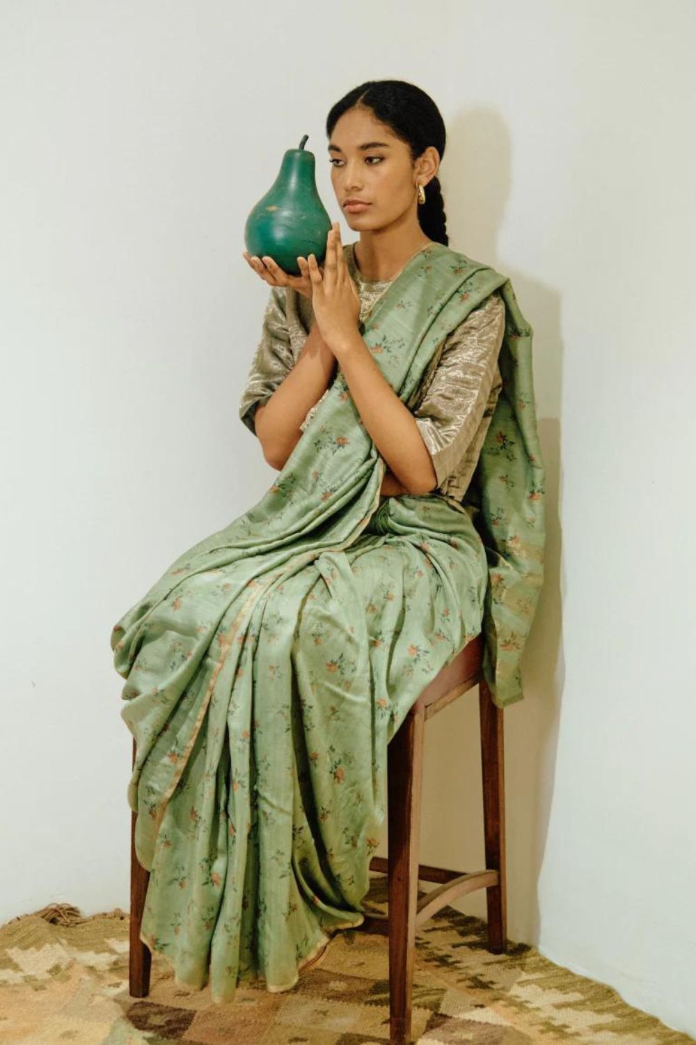 Chintz Chanderi Saree with Cotton Silk Blouse