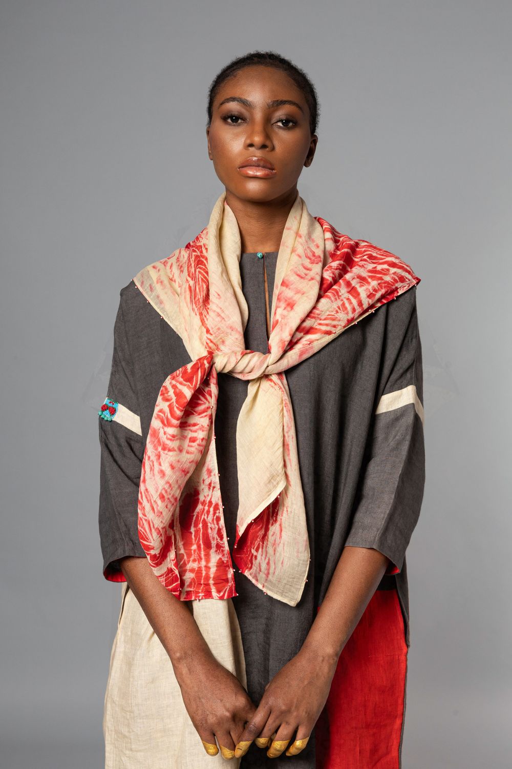 Zola Red Tea Stole