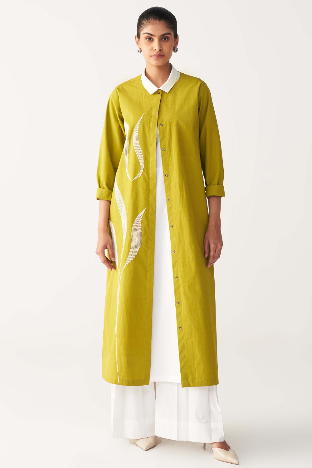 INFINITY EMB. JACKET -LIME