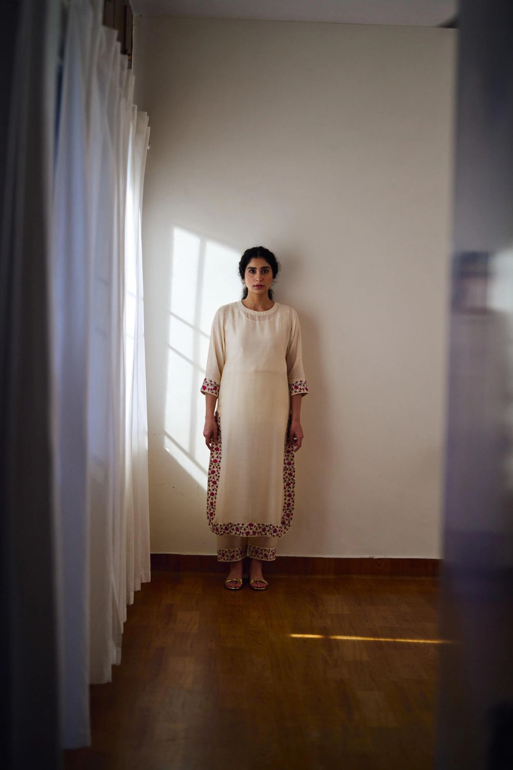 Elle ivory kurta set
