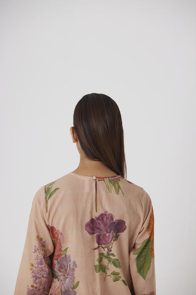 VINTAGE GARDEN LONG KURTA SET