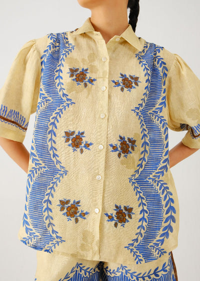 Victorian shirt-Bluebell