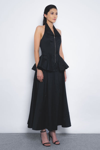 Vita Zippered Top - Black