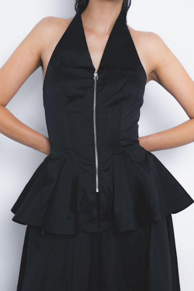 Vita Zippered Top - Black