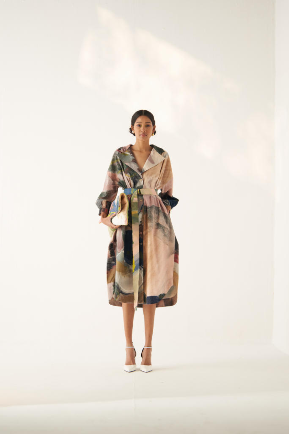 Wallflower Trench Dress with belt