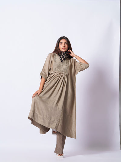 Wave Tunic (Grey)-Ech/Wa/Tu/Gr