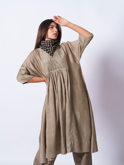 Wave Tunic (Grey)-Ech/Wa/Tu/Gr