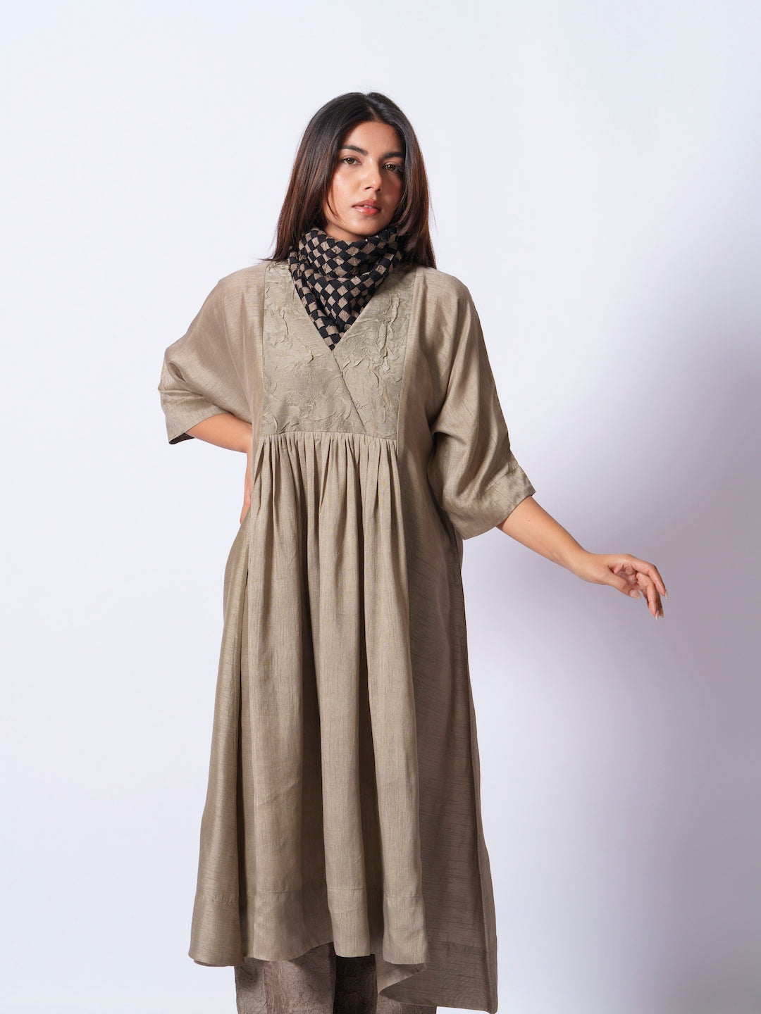 Wave Tunic (Grey)-Ech/Wa/Tu/Gr