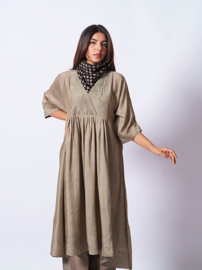 Wave Tunic (Grey)-Ech/Wa/Tu/Gr