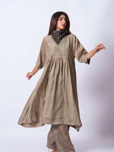 Wave Tunic (Grey)-Ech/Wa/Tu/Gr